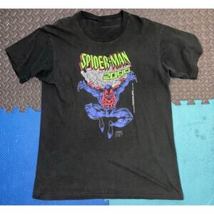 Vintage Spiderman 2099 comic images shirt 90s marvel rare